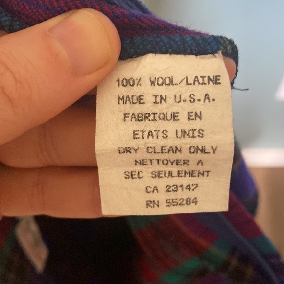 Vintage Talbot's A-Line Pleated Midi Skirt 12 wool USA tartan plaid academia - Picture 7 of 7